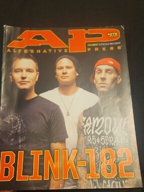 Blink 182 Alternative Press Magazine and Poster #279 October 2011